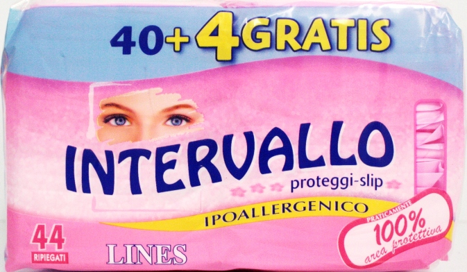 ASSORBENTI LINES INTERVALLO RIPIEGx40+4